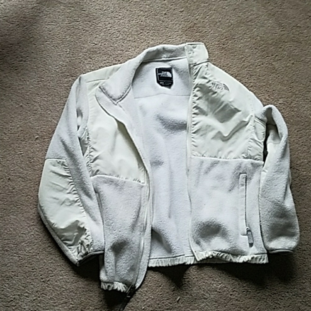 A White North Face Jacket